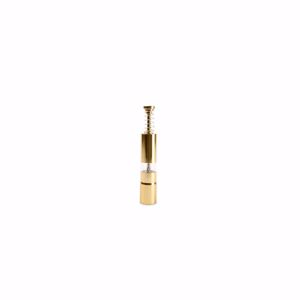 ONA Peper/zoutmolen 2,5xH15cm goud Flavor 5410595709434