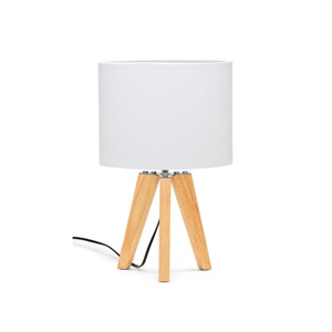 Salt & Pepper Schemerlamp 42cm hout wit Mood 9319882449069