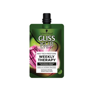 Gliss Kur Weekly Therapy Treatment Bio-Tech Restore 50ml 5410091749965