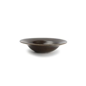 BonBistro Diep bord 25.5xH6cm bruin Ash (Set van 4) 5410595716708