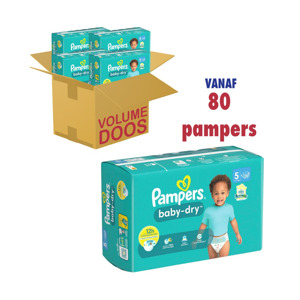 Pampers Baby-Dry 5 - 11 tot 16kg (4 x 20 stuks) 8700216227582