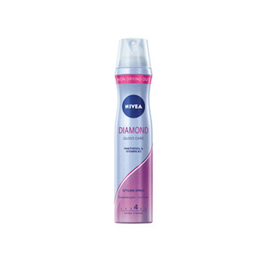 Nivea Styling Spray Diamond Gloss Care - Extra Strong Hold N°4 (6 x 250ml) 4005900173904