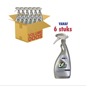 Cif Professional Inox en Roestvrij Staal Reinigingsspray 7615400107209