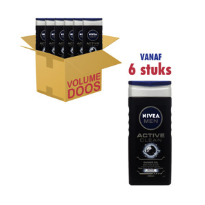 Nivea Men Douche Active Clean (6 x 250ml) 6001051000692