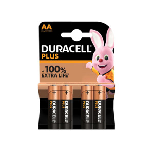 Duracell Plus Power AA 4-Pack 5000394140851