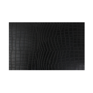 BonBistro Placemat 45x30cm krokodillook zwart Layer (Set van 12) 5410595628315
