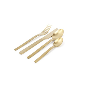 Salt & Pepper Bestekset 24-delig mat champagne Supreme 5410595717330