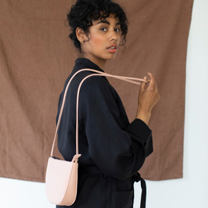 Monk & Anna Farou half moon bag Nude 5252112026378