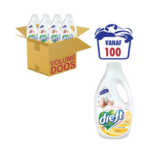 Dreft Vloeibaar Wasmiddel Everyday Care Pasgeboren (4 x 1,375 L) 8719558801626