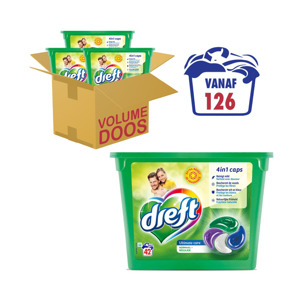 Dreft Ultimate Care 4in1 Caps (3 x 42 caps) 8719558802814