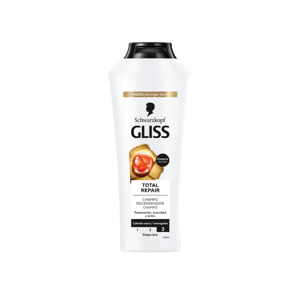 Gliss Total Repair Shampoo (6 x 400ml) 8410436456920