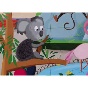 Janod Voelpuzzel Dagje in de Zoo (20 stukjes) 3700217327743