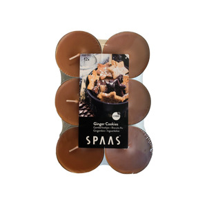 Spaas Ginger Cookies Theelichten 10 uur brandtijd 5411708153366
