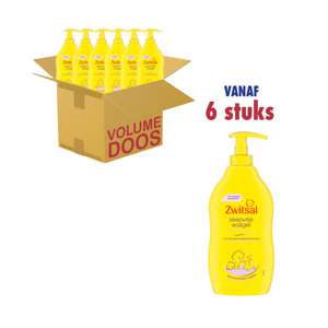 Zwitsal Zeepvrije Wasgel met pomp (6 x 400ml) 8720181144486