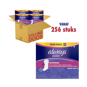 Always Dailies Profresh Inlegkruisjes Normal 8001090740779