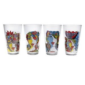 Josien Broeren Glas 32cl - set van 4 5410595586936