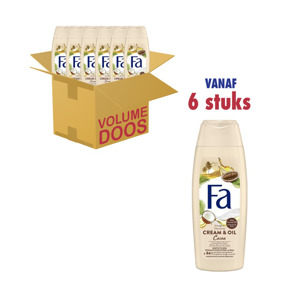 Fa Douche Cream & Oil Cacao (6 x 250ml) 3178041337328