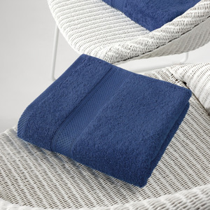 De Witte Lietaer Handdoek Stephanie Blue Indigo 50x100cm 5410156584692