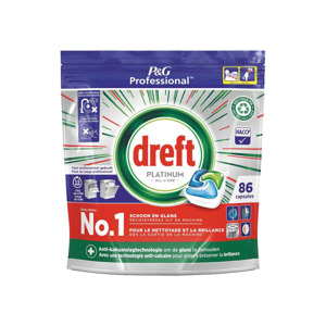 Dreft Platinum All-in-One Original Vaatwastabletten (3 x 86 tabs) 8001090277244