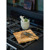 Cosy&Trendy presentatiebord 26.5x26.5xh1,8 olijfhout vierkant