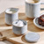 Salt & Pepper - Suikerpot 7xH6cm met deksel beige Cameo