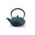 Salt & Pepper - Theepot 50cl Gietijzer Zwort op Blauw Stripes