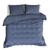 De Witte Lietaer - Flanel Bedlinnen Snow Nightshadow Blue 260x220/240cm & 2 kussenslopen