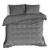 De Witte Lietaer - Flanel Bedlinnen Snow Charcoal Gray 260x220/240cm & 2 kussenslopen