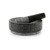 Vijzel 18xH6cm en stamper grijs graniet Grind