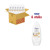 Dove - Roll On Deodorant Kokos & Jasmijnbloem (6 x 50ml)