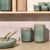 Salt & Pepper - Voorraadpot 12,5xH20cm groen Cameo