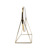 Salt & Pepper Tafelspiegel 30x16xH38cm 2-zijdig goud Beauté