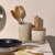 Salt & Pepper - Voorraadpot 12xH15cm ivoor Meridian
