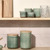 Salt & Pepper - Kop 27cl groen Cameo (Set van 4)