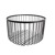 Salt & Pepper Draadmand 30xH16cm zwart Mazy