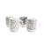 Salt & Pepper - Mug Black Scetch Barista (set van 4)