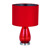 Salt & Pepper Schemerlamp 38cm glas rood Mood