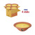 Spaas Citronella Tuinkaarsen in Terracotta Schaal