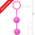 Easytoys - Vaginale Balletjes met Horizontale Ribbels Roze