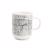 Salt & Pepper - Mug Black Scetch Barista (set van 4)