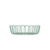 ONA - Draadmand 26,5xH7,5cm groen Flores