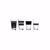 S&P Glas 32,5cl zwart Stripes - set/4