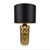 Salt & Pepper Lamp 70cm gold with shade black-gold Facet